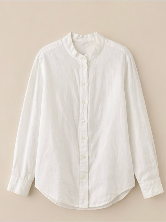 Camixa Tops - Like New Camixa Lina White Linen Button Down Shirt Size: XS
